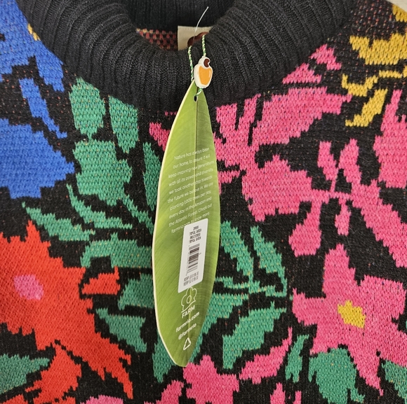Farm Rio | Tropical Garden Sweater Dress NWT - Picture 7 of 7